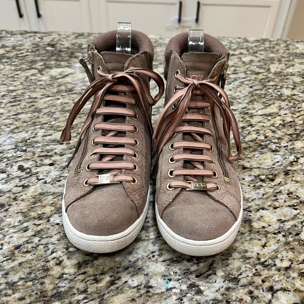 UGG Brown High-Top Sneakers